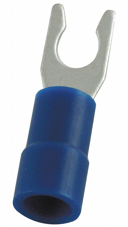 FT 16to14AWG Vinyl Blue Stud#6 PK100