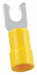 FT 12to10AWG Vinyl Yellow Stud#10 PK50