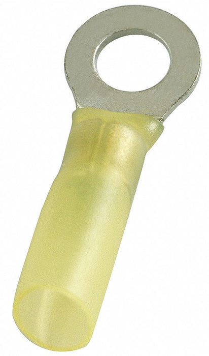 RT 12to10AWG Yellow HST Stud1/4in PK25