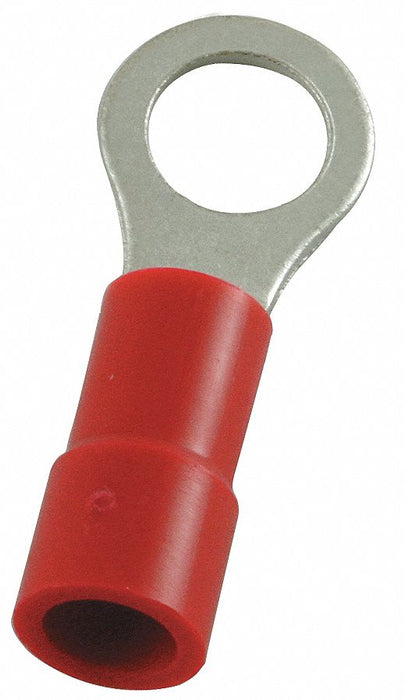 RT 22to16AWG Vinyl Red Stud#10 PK100