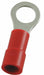 RT 22to16AWG Vinyl Red Stud#10 PK100