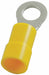 RT 12to10AWG Vinyl Yellow Stud#10 PK50