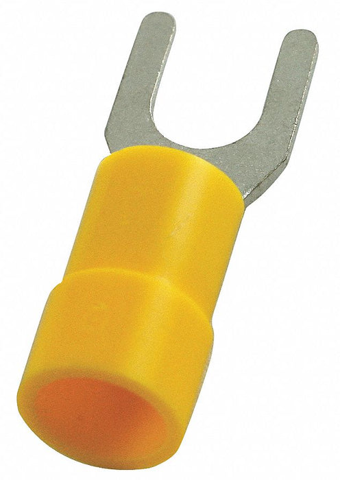 FT 12to10AWG Vinyl Yellow Stud#10 PK50