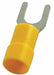 FT 12to10AWG Vinyl Yellow Stud#10 PK50