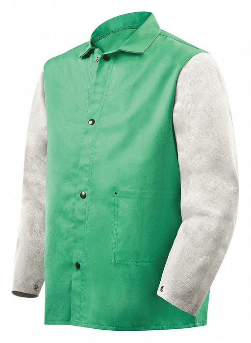 D2607 Flame-Resistant Jacket Green/Gray XL