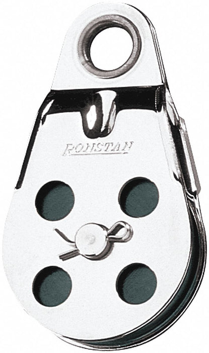 Pulley Block Fixed Eye 1/4 in Rope dia.