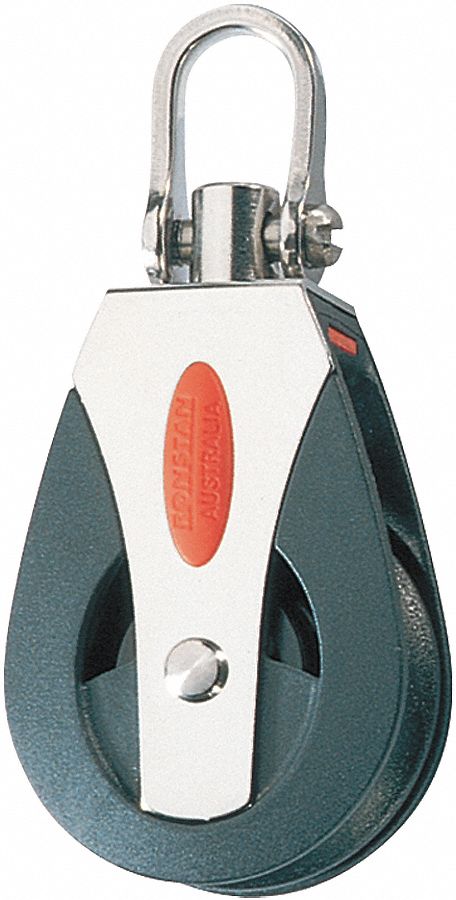 Pulley Block Shackle 3/8 in Rope dia.