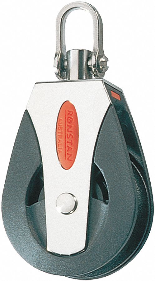 Pulley Block Shackle 1/2 in Rope dia.