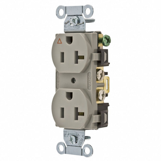 Receptacle Gray 20 A 2P3W Side 1PK