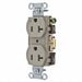 Receptacle Gray 20 A 2P3W Side 1PK