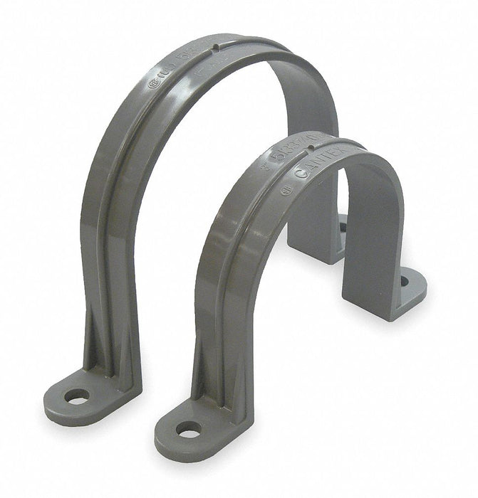 Conduit Clamp PVC Overall L 2 1/2in