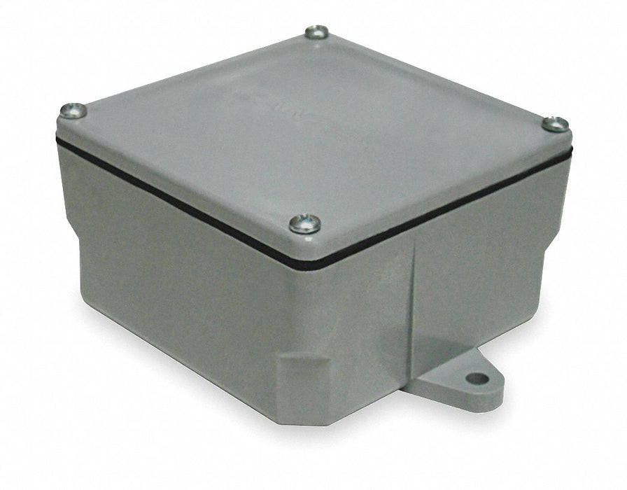 Electrical Box PVC 6-3/4x6-3/4x4-1/8 in.