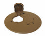 Floor Box Cover Duplex Bronze PVC