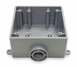 Weatherproof Box 2Gang 3/4 in Hub PVC