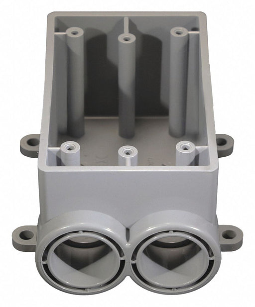 Weatherproof Box 2Inlet 3/4 in Hub PVC