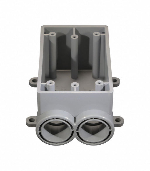 Weatherproof Box 2Inlet 1/2 in Hub PVC