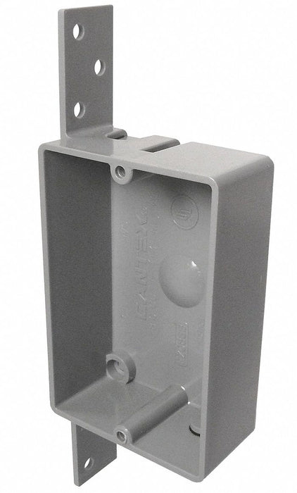 Electrical Box Shallow w/Bracket PVC