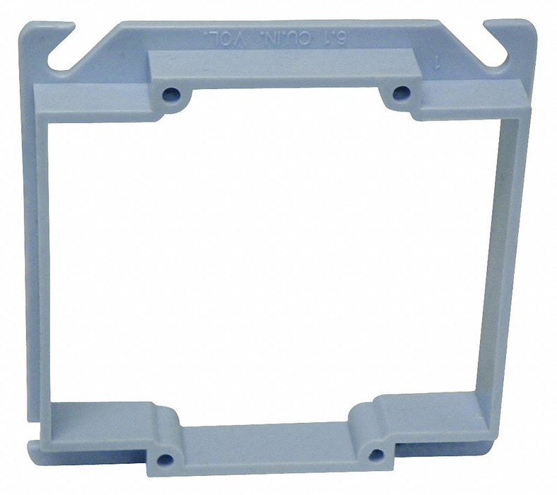Plaster Ring 2-Gang 1/2 Riser PVC