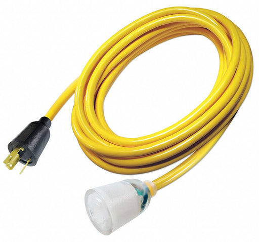 ExtensionCord 50ft Yellow 10AWG Round