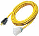 ExtensionCord 50ft Yellow 10AWG Round