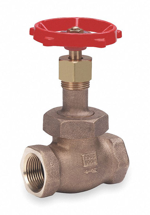 Globe Valve 1-1/4 Bronze FNPT 400 psi