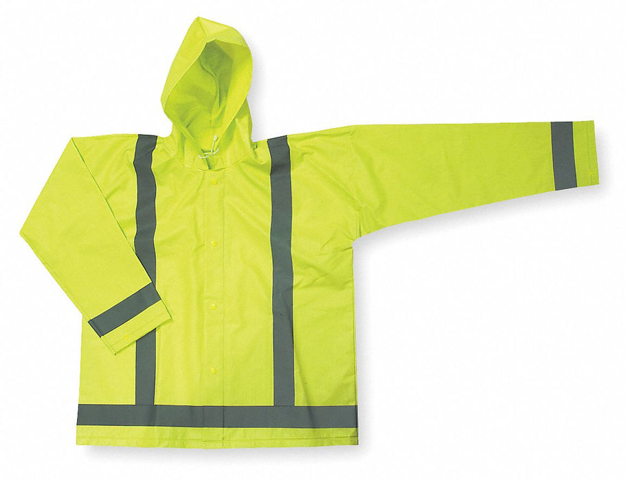 D2326 Rain Jacket Unrated Yellow/Green 4XL