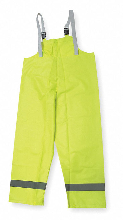 D2327 Rain Bib Overall Class E Ylw/Grn 3XL