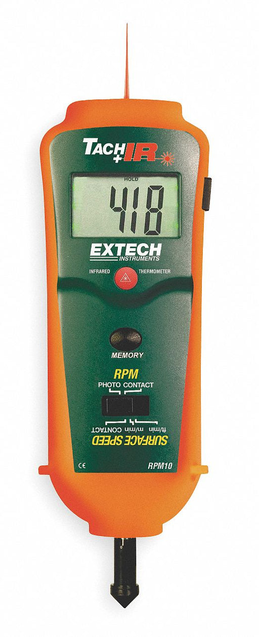 Tachometer +/-0.05% RPM Acc LCD