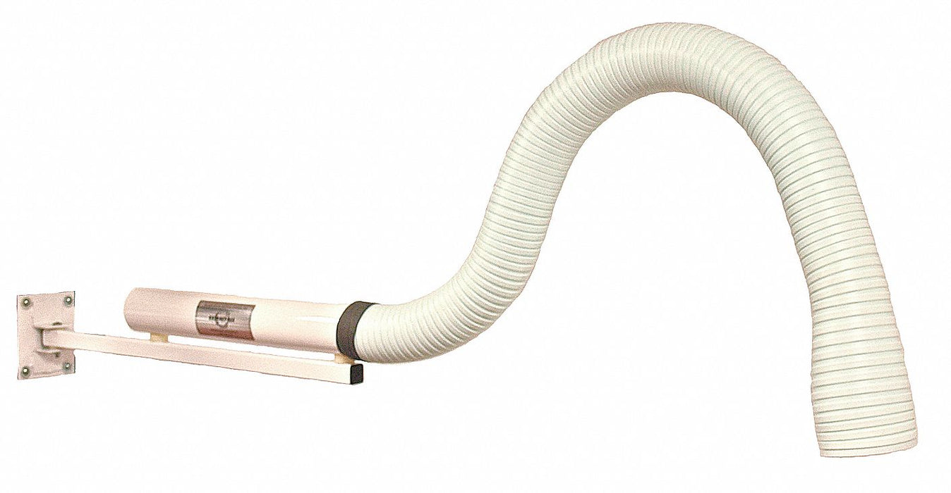 Extractor Arm 24 Hard Duct Swivel Wh