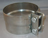 Metal Exhaust Clamps ID 5 3/16 In Silver