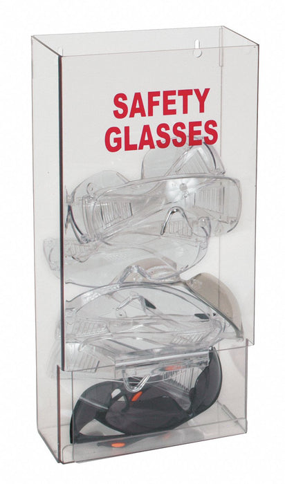 Prot Eyewear Disp Stk Clr PETG Wall Mtg