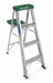 Stepladder Aluminum 4 ft H 225 lb Cap.