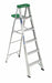 Stepladder Aluminum 6 ft H 225 lb Cap.