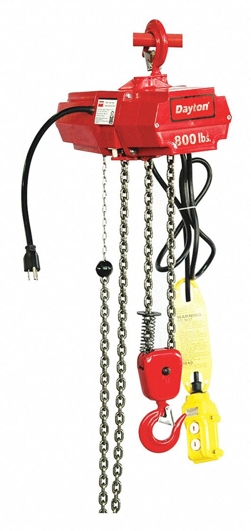 K8658 Electric Chain Hoist 800 lb 20 ft.