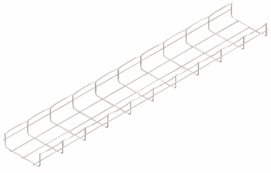Wire Mesh Cable Tray 6x2In 10 Ft