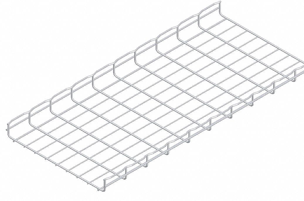 Wire Mesh Cable Tray 18x2In 10 Ft