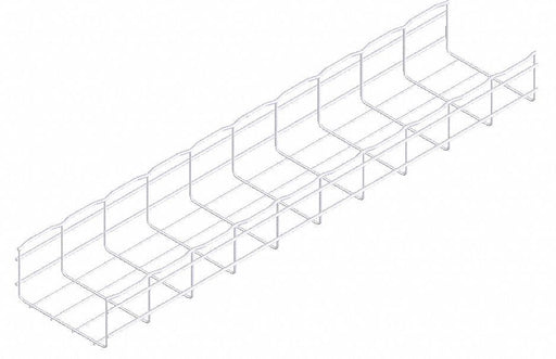 Wire Mesh Cable Tray 8x4In 10 Ft