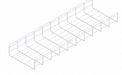 Wire Mesh Cable Tray 12x4In 10 Ft