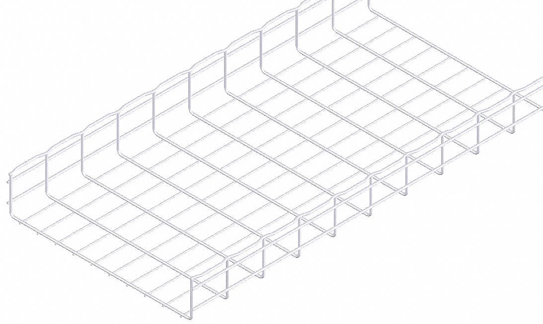 Wire Mesh Cable Tray 20x4In 10 Ft