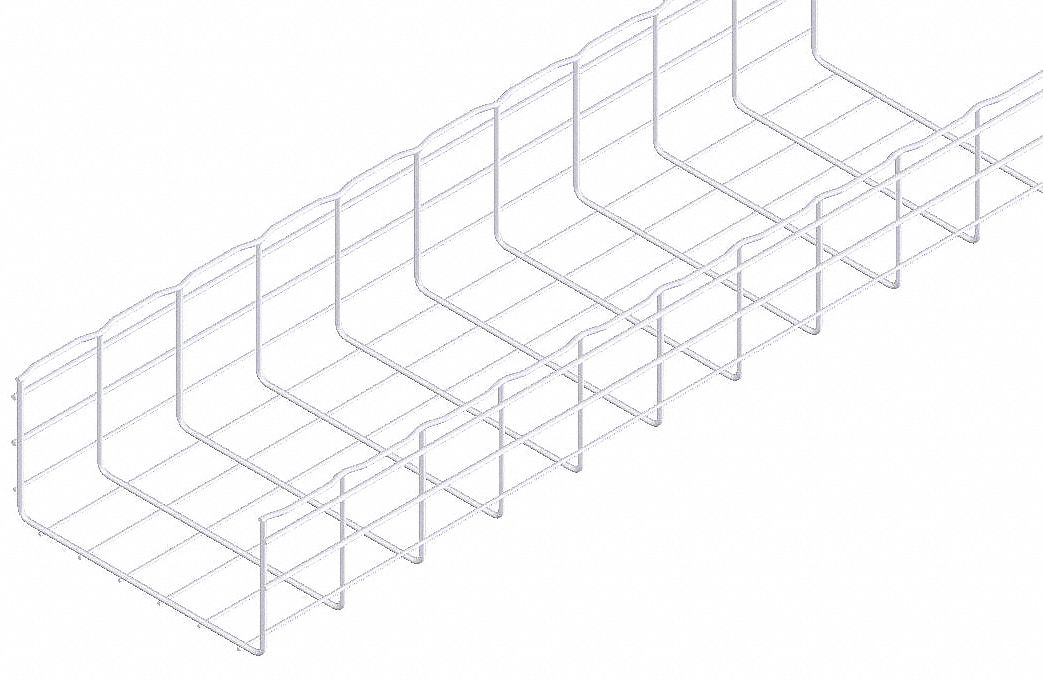 Wire Mesh Cable Tray 12x6In 10 Ft
