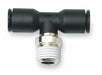 Tee Nylon Tube10mm 10mm MBSPT1/4 PK10
