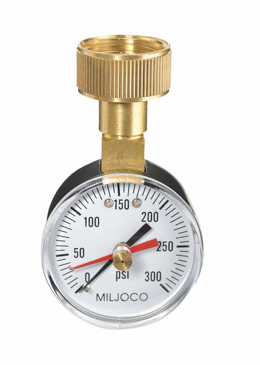 Pressure Gauge Max Reading 2 In