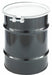 Transport Drum Steel 19 in H White