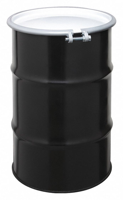 Transport Drum Steel 29 in H White
