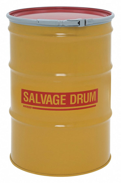 Salvage Drum Steel 34.5 in H Red