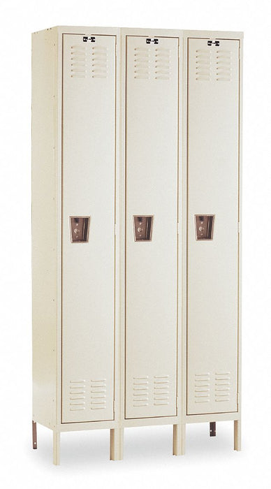G7198 Lckr 1x3Lckr Tan 78 x36 x18 UnAssm