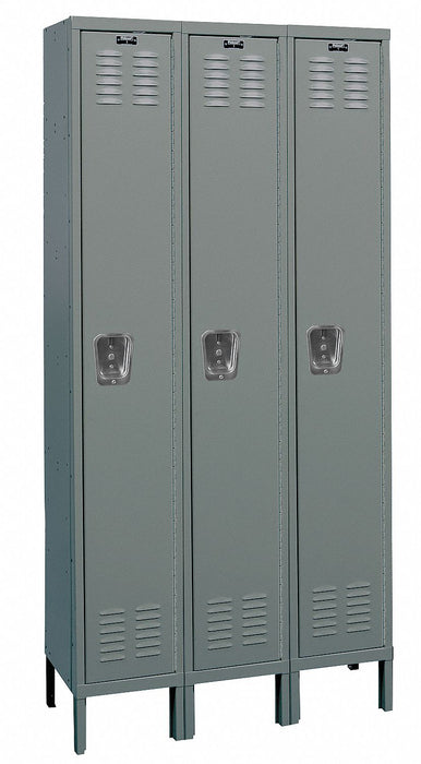 G7196 Lckr 1x3Lckr Drk Gry 78 x36 x15 UnAssm