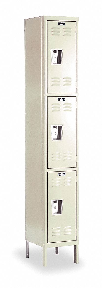 G7215 Wrdrb Lckr 3x1Lckr Tan 78 x12 x15 Assm