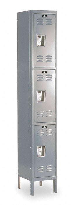 G7216 Lckr 3x1Lckr Drk Gry 78 x12 x18 UnAssm