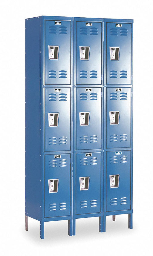 G7218 Lckr 3x3Lckr Mrn Bl 78 x36 x12 UnAssm